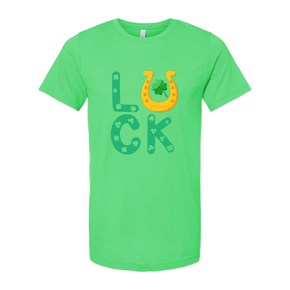 LUCK Short Sleeve Jersey Tee - T-Shirts - Positively Sassy - LUCK Short Sleeve Jersey Tee