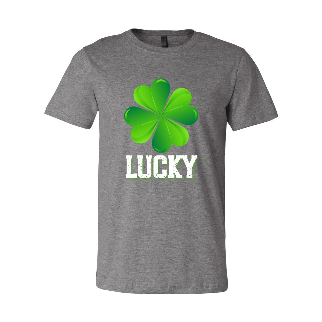 Lucky Clover Short Sleeve Jersey Tee - T-Shirts - Positively Sassy - Lucky Clover Short Sleeve Jersey Tee