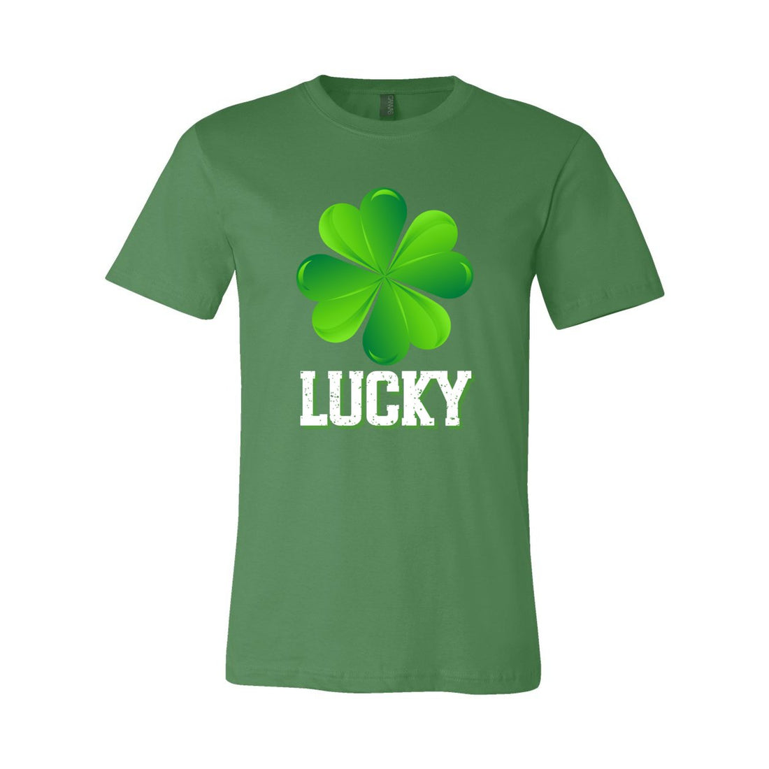 Lucky Clover Short Sleeve Jersey Tee - T-Shirts - Positively Sassy - Lucky Clover Short Sleeve Jersey Tee