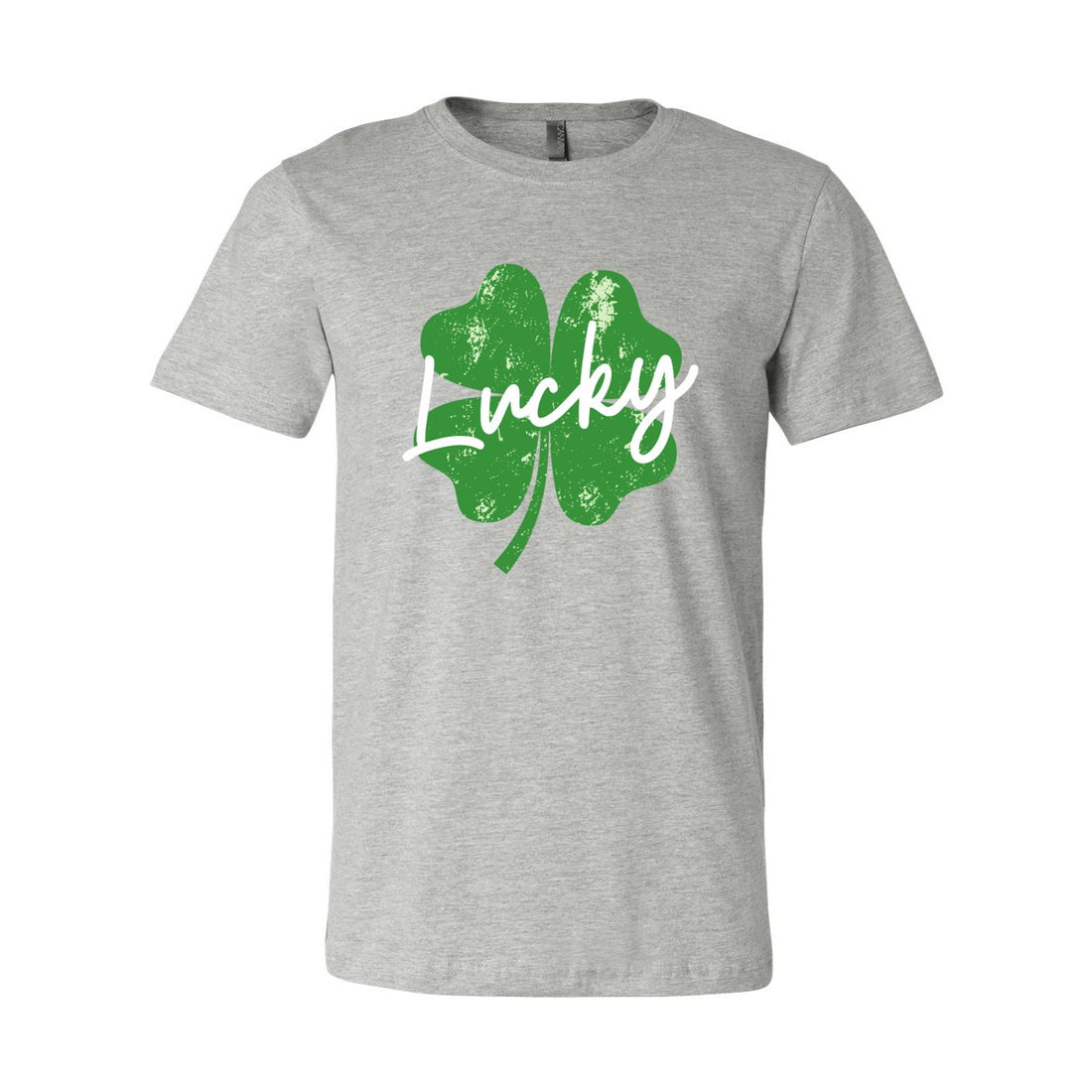 Lucky Shamrock Shirt Short Sleeve Jersey Tee - T-Shirts - Positively Sassy - Lucky Shamrock Shirt Short Sleeve Jersey Tee