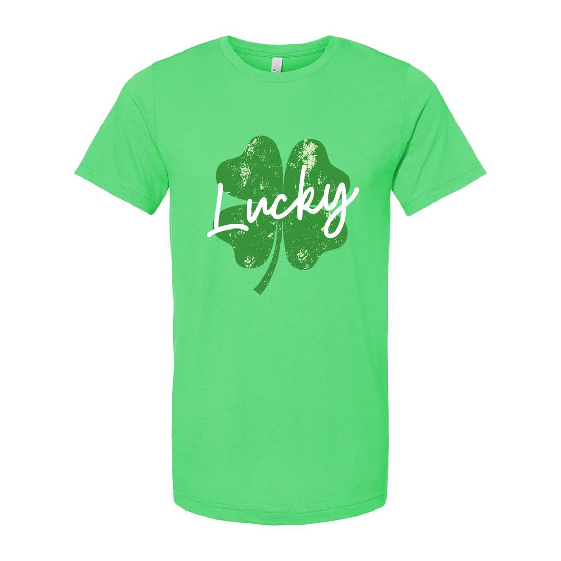 Lucky Shamrock Shirt Short Sleeve Jersey Tee - T-Shirts - Positively Sassy - Lucky Shamrock Shirt Short Sleeve Jersey Tee