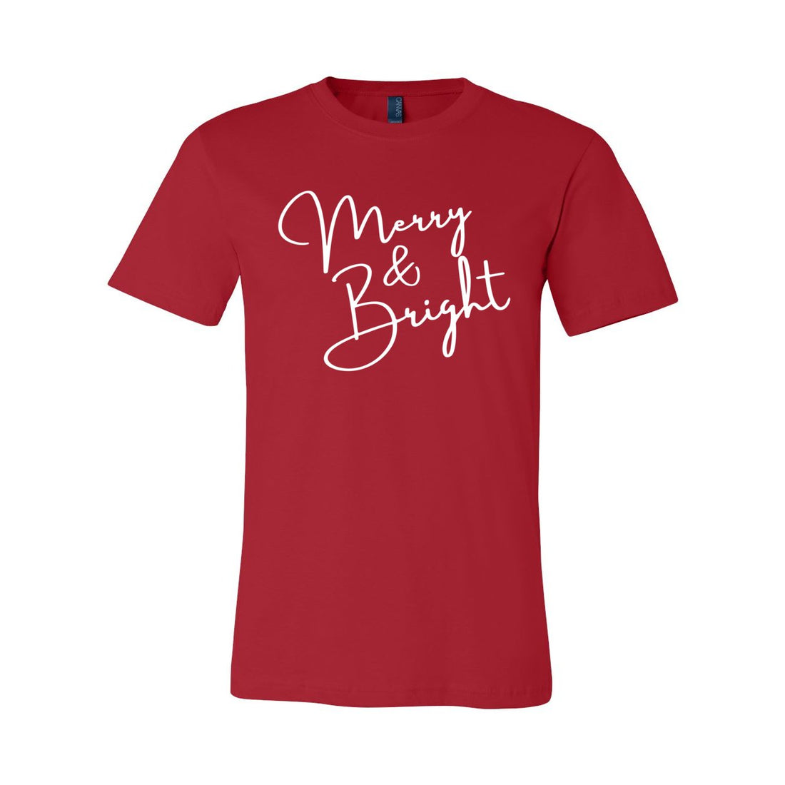 Merry & Bright White - T-Shirts - Positively Sassy - Merry & Bright White