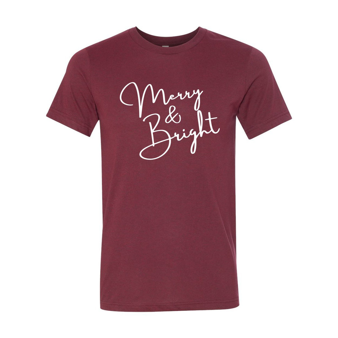 Merry & Bright White - T-Shirts - Positively Sassy - Merry & Bright White