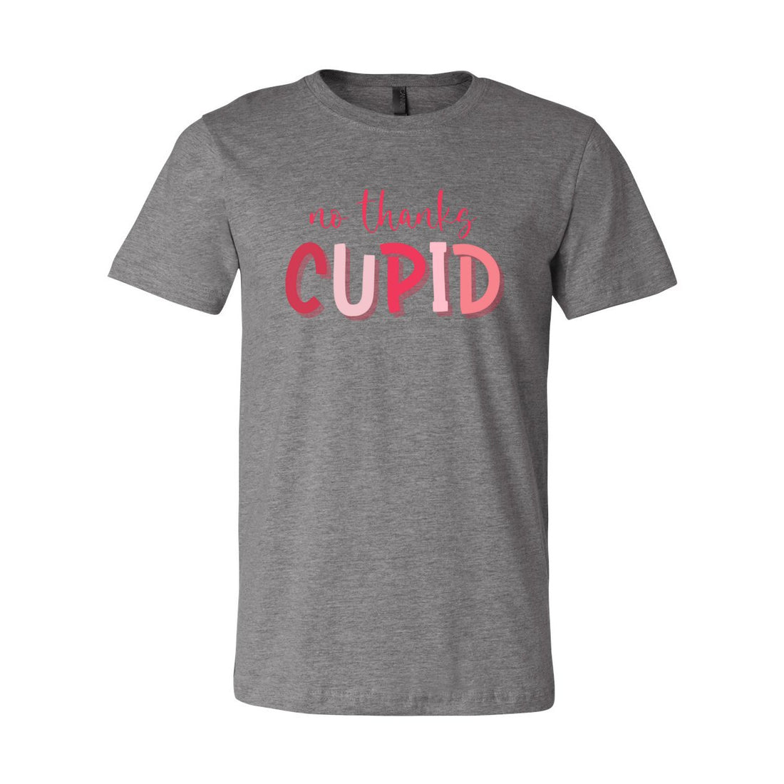 No Thanks Cupid Short Sleeve Jersey Tee - T-Shirts - Positively Sassy - No Thanks Cupid Short Sleeve Jersey Tee