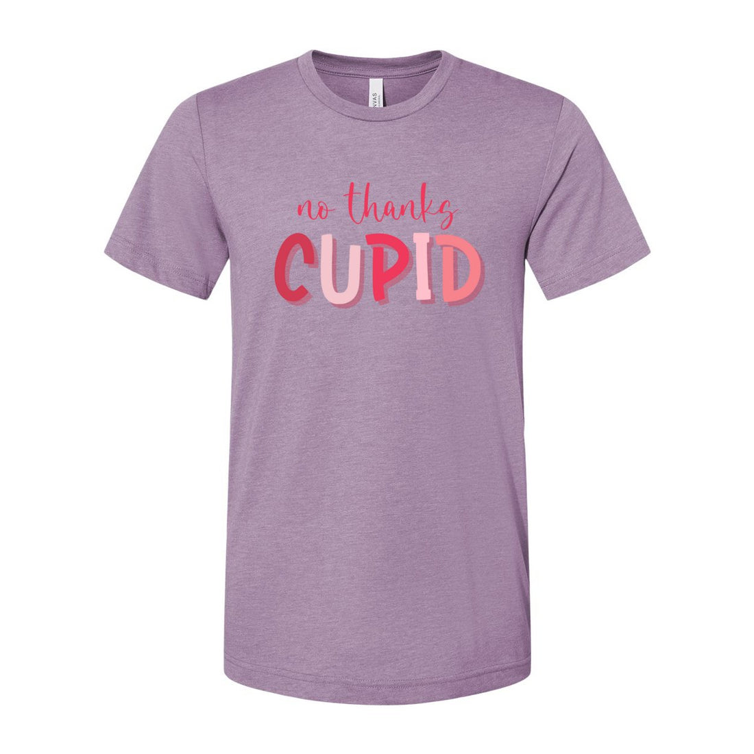 No Thanks Cupid Short Sleeve Jersey Tee - T-Shirts - Positively Sassy - No Thanks Cupid Short Sleeve Jersey Tee