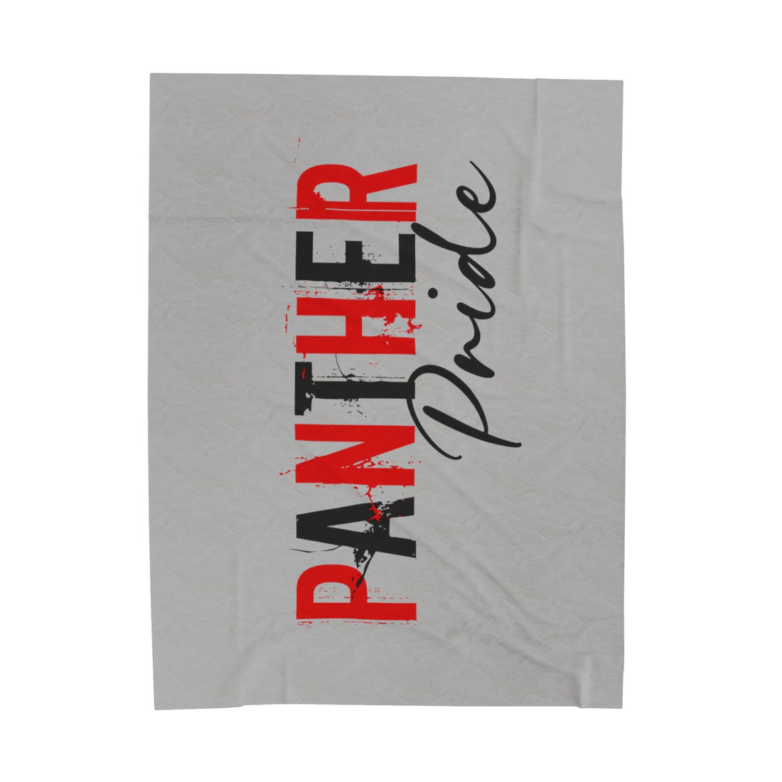 Panther Pride Velveteen Plush Blanket - All Over Prints - Positively Sassy - Panther Pride Velveteen Plush Blanket