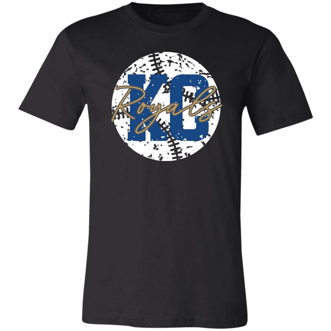 Royals Baseball Short-Sleeve T-Shirt - T-Shirts - Positively Sassy - Royals Baseball Short-Sleeve T-Shirt