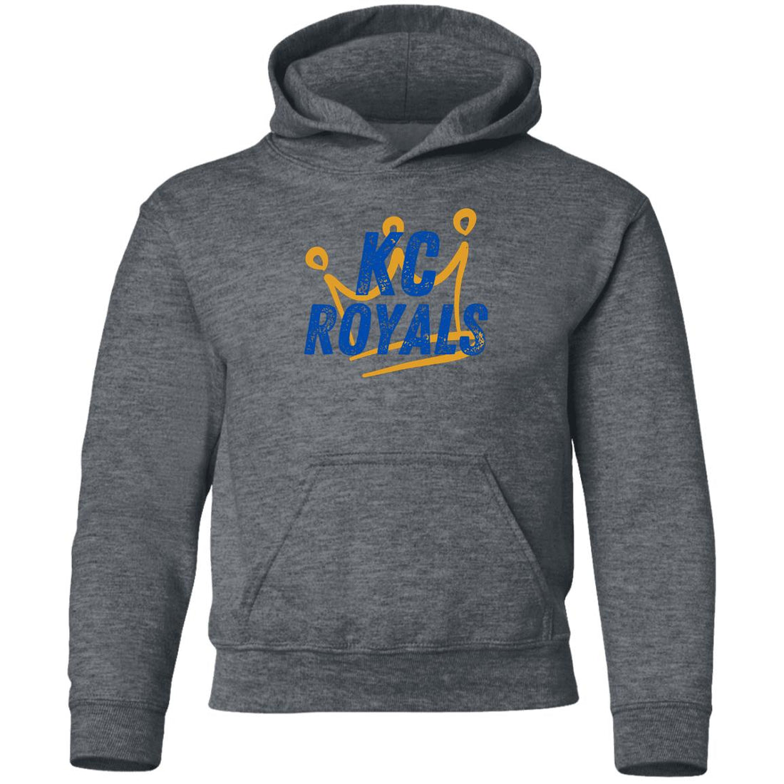Royals Crown Youth Pullover Hoodie - Sweatshirts - Positively Sassy - Royals Crown Youth Pullover Hoodie