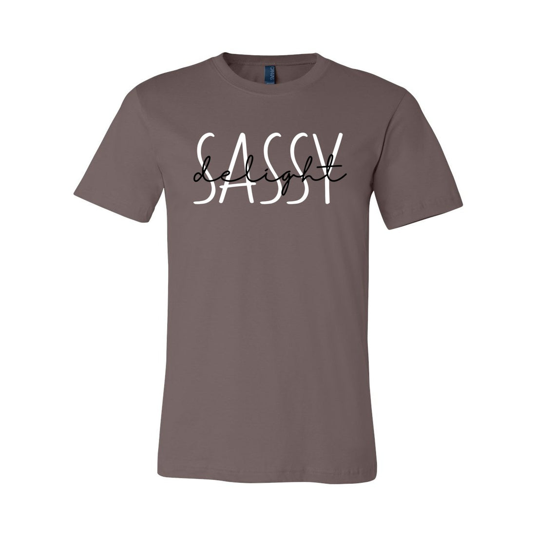 Sassy Delight Short Sleeve Jersey Tee - T-Shirts - Positively Sassy - Sassy Delight Short Sleeve Jersey Tee