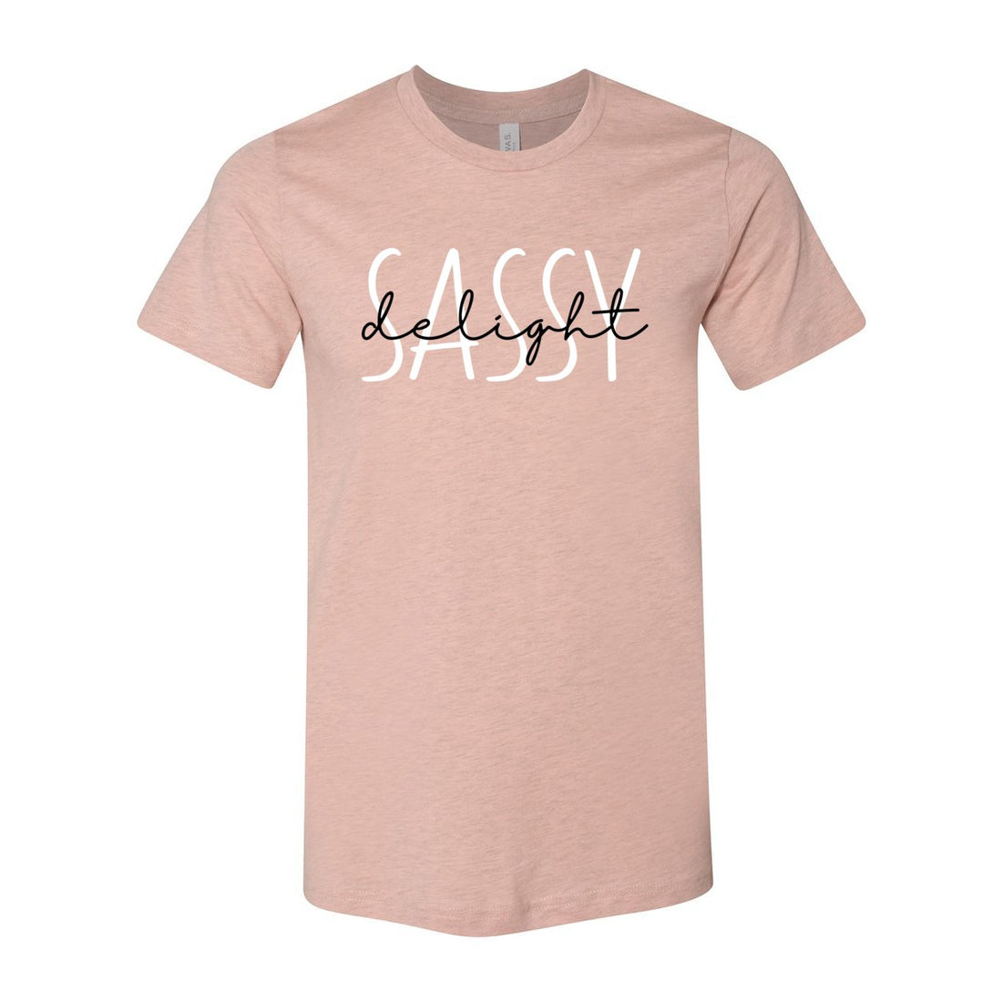 Sassy Delight Short Sleeve Jersey Tee - T-Shirts - Positively Sassy - Sassy Delight Short Sleeve Jersey Tee
