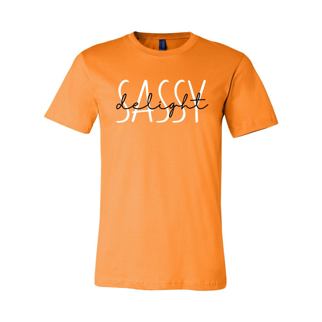 Sassy Delight Short Sleeve Jersey Tee - T-Shirts - Positively Sassy - Sassy Delight Short Sleeve Jersey Tee