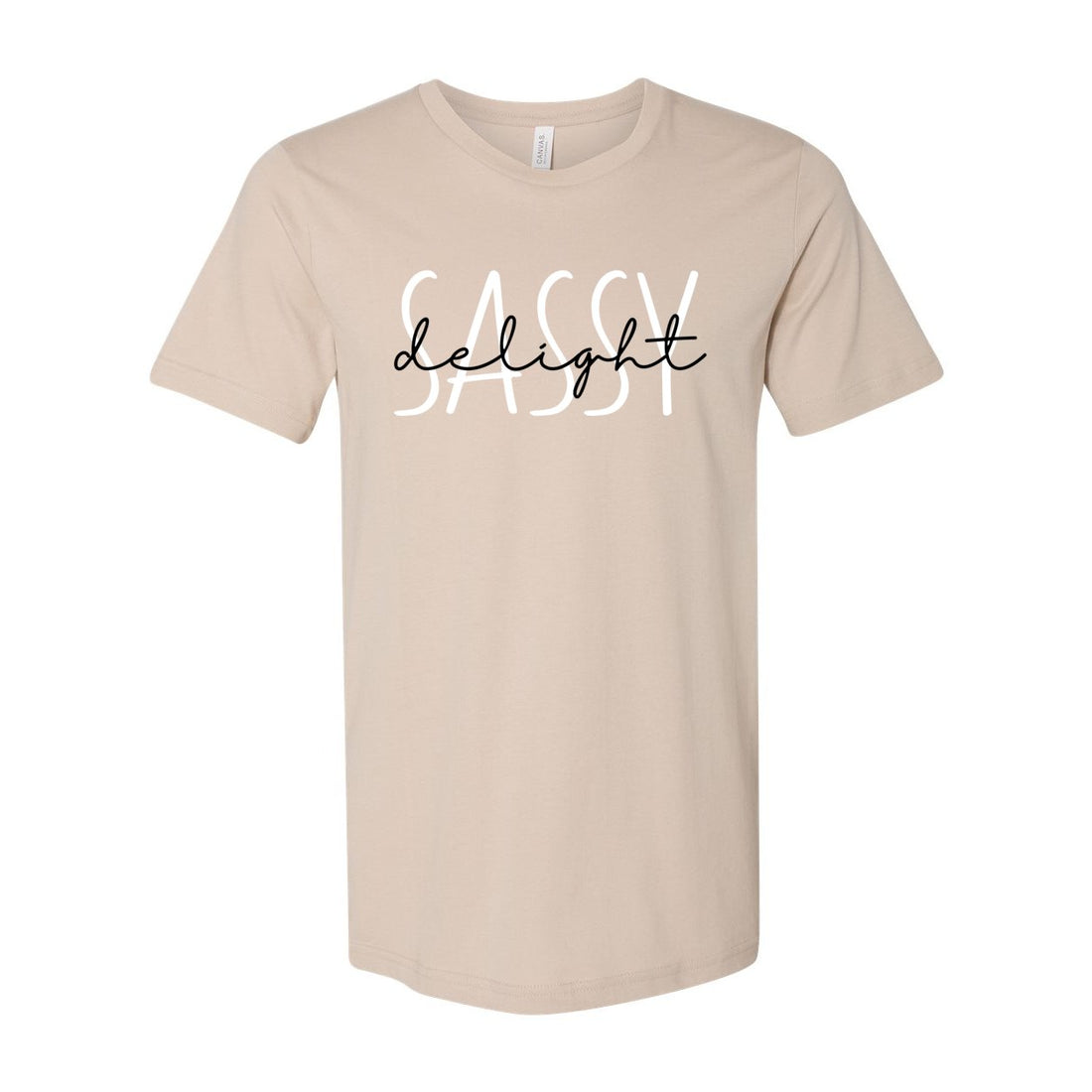 Sassy Delight Short Sleeve Jersey Tee - T-Shirts - Positively Sassy - Sassy Delight Short Sleeve Jersey Tee