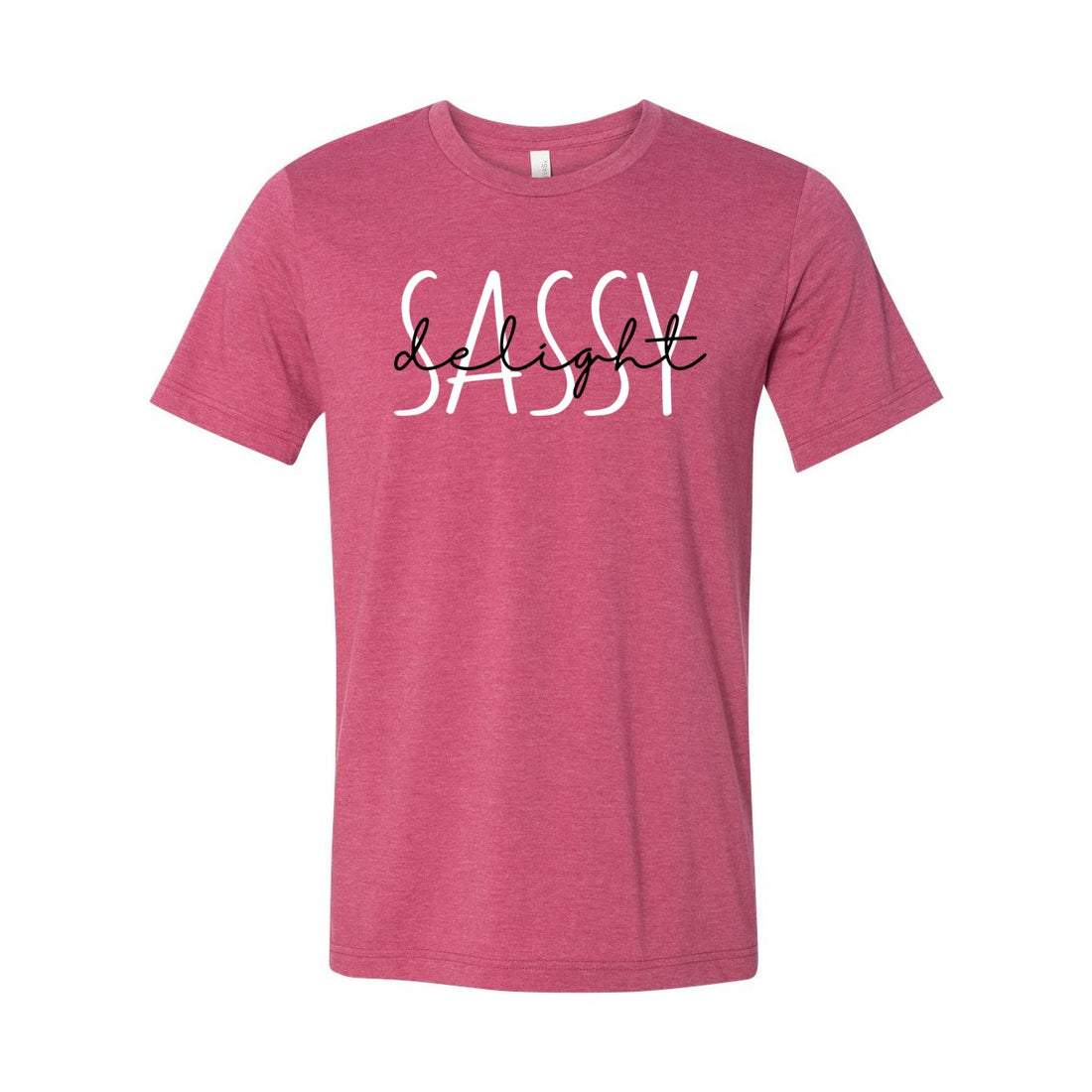 Sassy Delight Short Sleeve Jersey Tee - T-Shirts - Positively Sassy - Sassy Delight Short Sleeve Jersey Tee