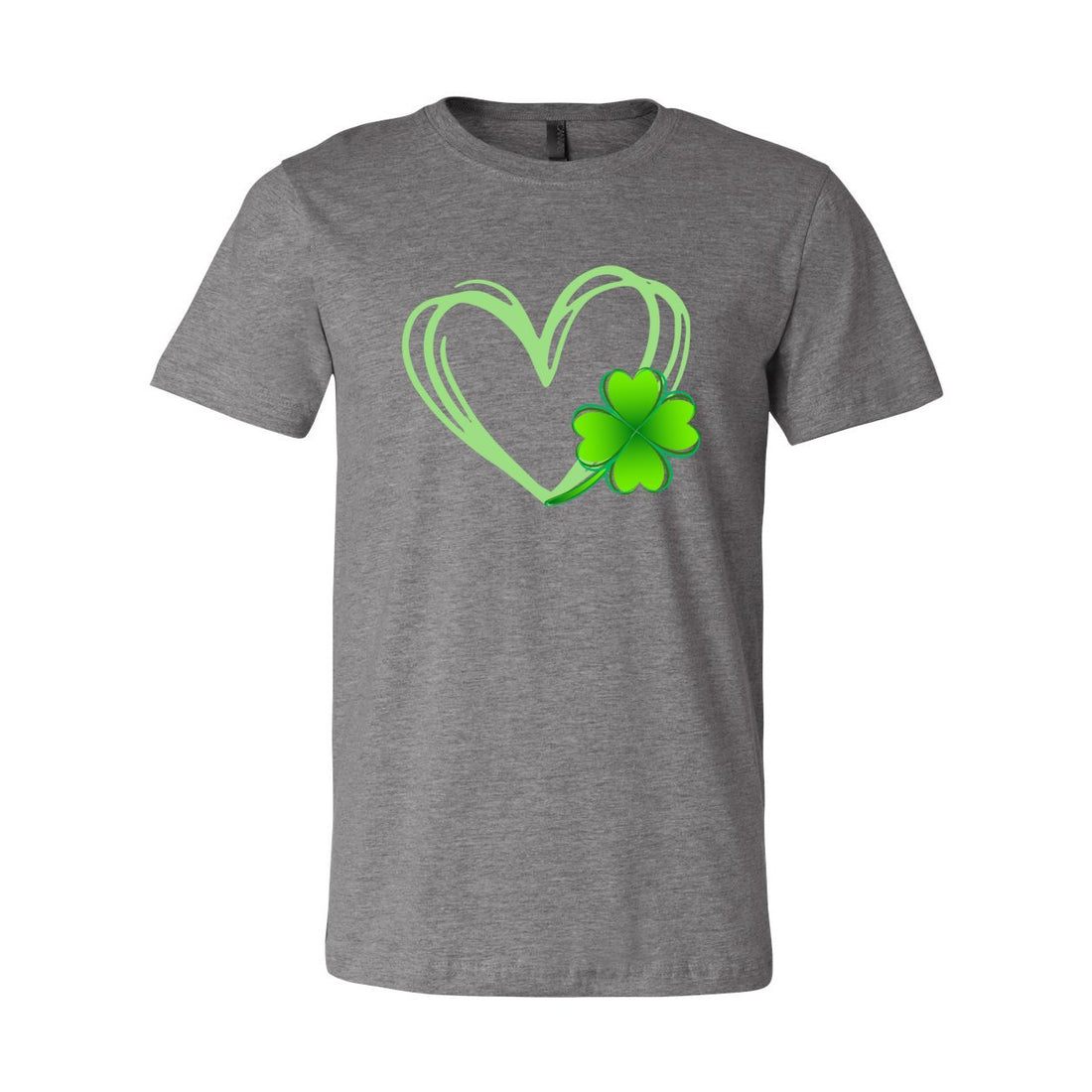 Shamrock Love Short Sleeve Jersey Tee - T-Shirts - Positively Sassy - Shamrock Love Short Sleeve Jersey Tee