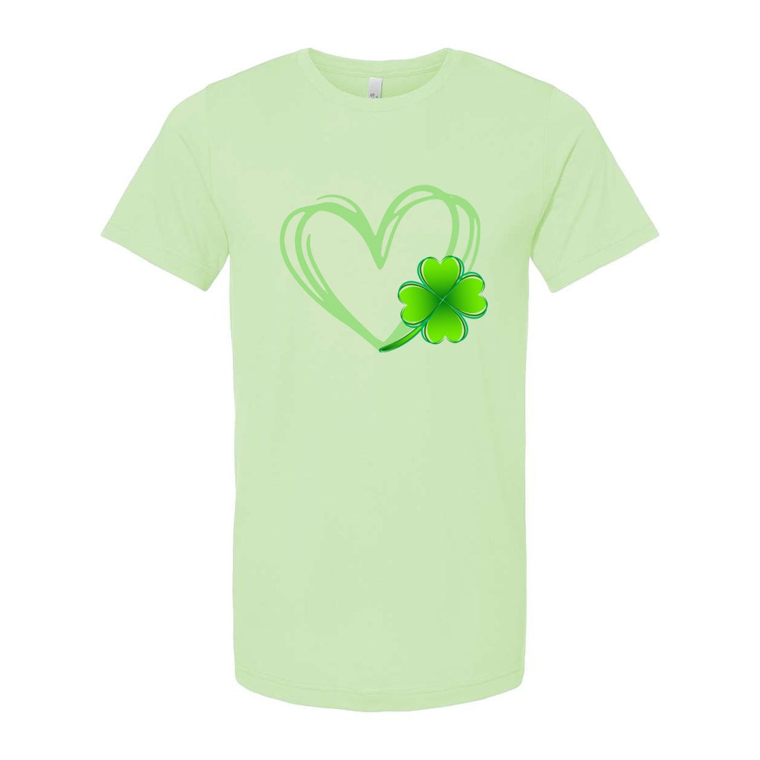 Shamrock Love Short Sleeve Jersey Tee - T-Shirts - Positively Sassy - Shamrock Love Short Sleeve Jersey Tee