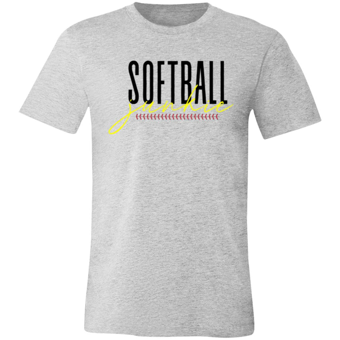 Softball Junkie Short-Sleeve T-Shirt - T-Shirts - Positively Sassy - Softball Junkie Short-Sleeve T-Shirt