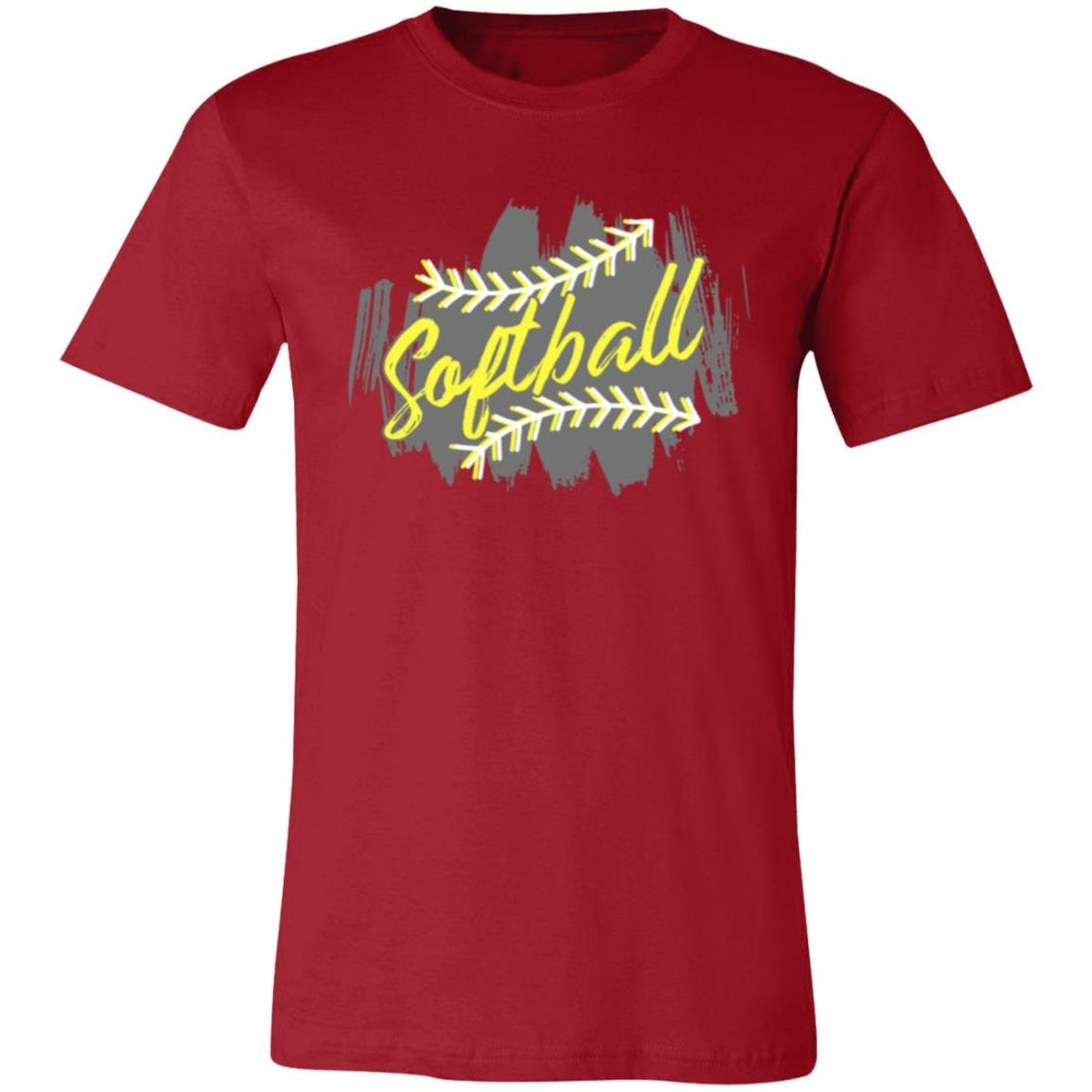 Softball Splash Short-Sleeve T-Shirt - T-Shirts - Positively Sassy - Softball Splash Short-Sleeve T-Shirt