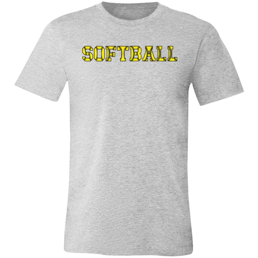 Softball Stitch Print Short-Sleeve T-Shirt - T-Shirts - Positively Sassy - Softball Stitch Print Short-Sleeve T-Shirt
