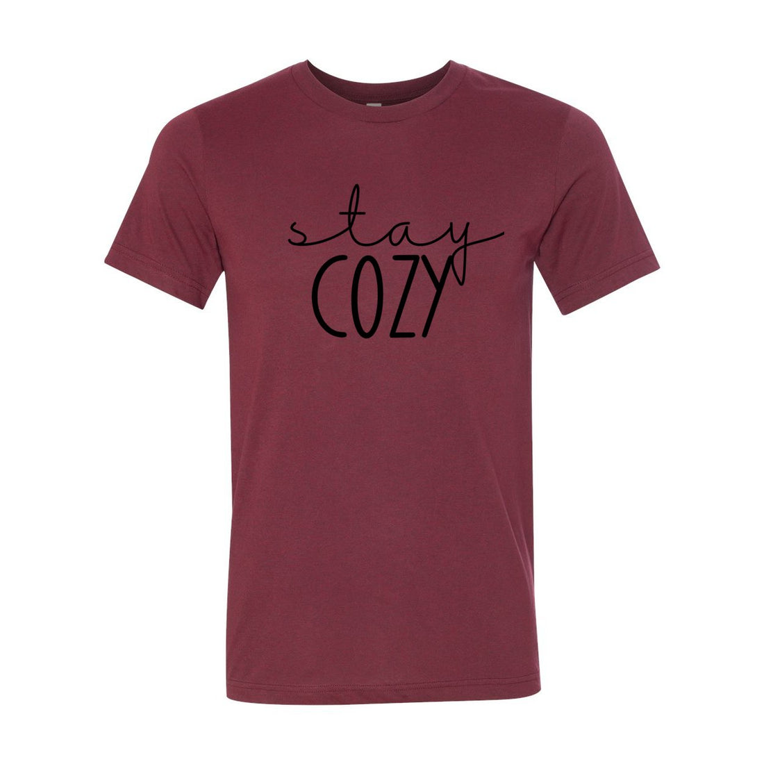 Stay Cozy Short Sleeve Jersey Tee - T-Shirts - Positively Sassy - Stay Cozy Short Sleeve Jersey Tee