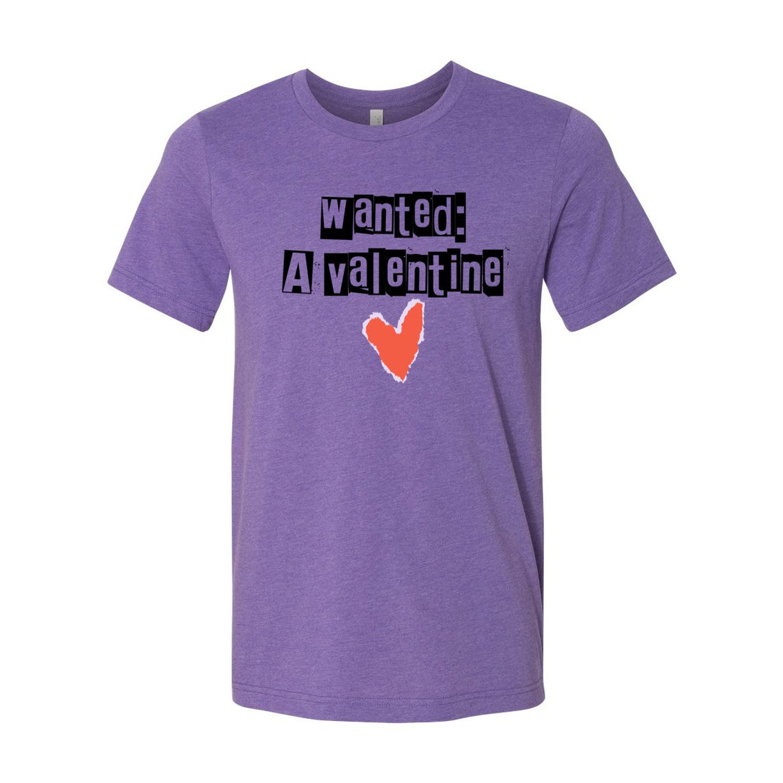 Wanted - A Valentine Sleeve Jersey Tee - T-Shirts - Positively Sassy - Wanted - A Valentine Sleeve Jersey Tee