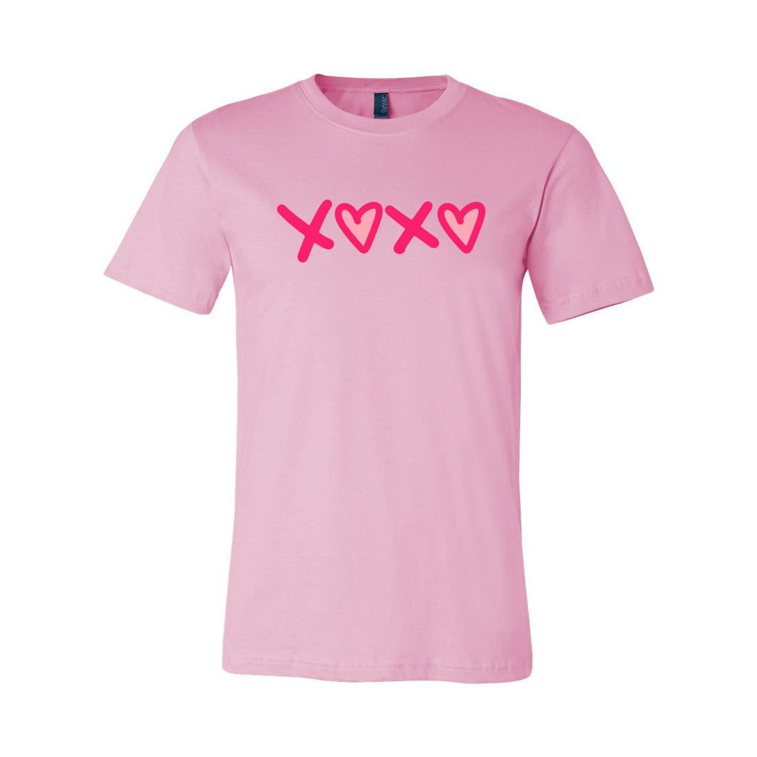 XOXOX Short Sleeve Jersey Tee - T-Shirts - Positively Sassy - XOXOX Short Sleeve Jersey Tee