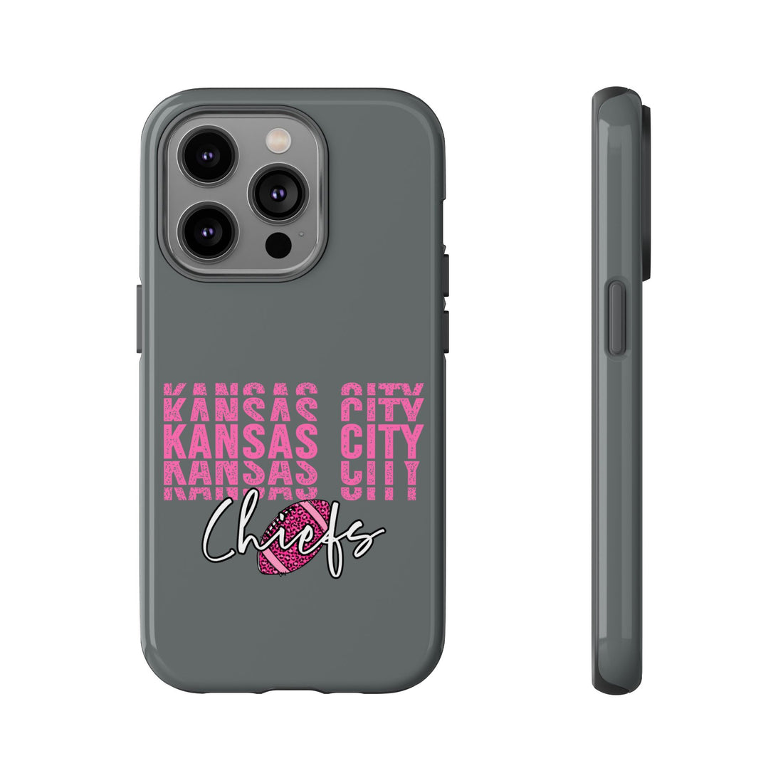 KC Football Pink Tough Cases