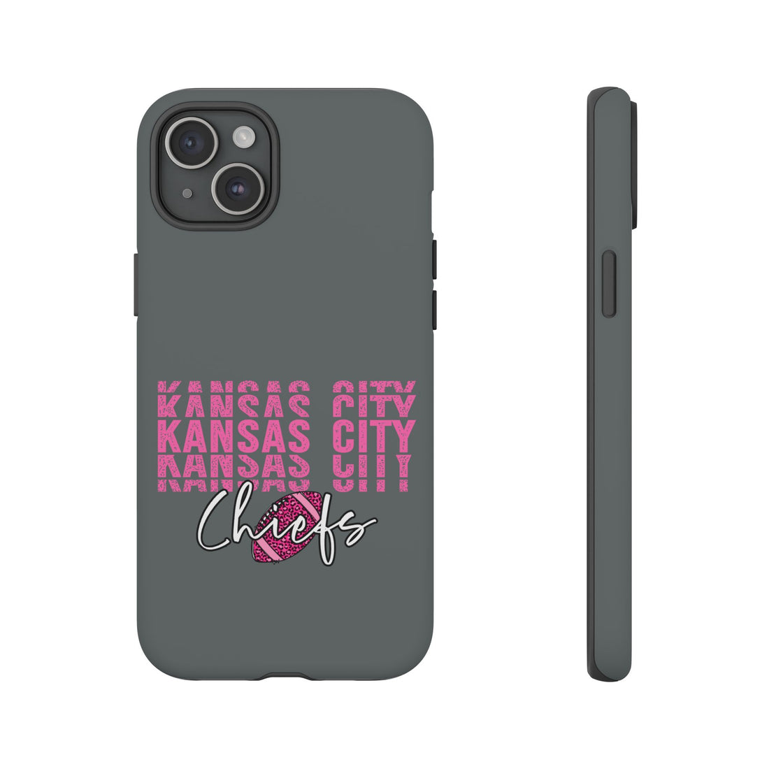 KC Football Pink Tough Cases