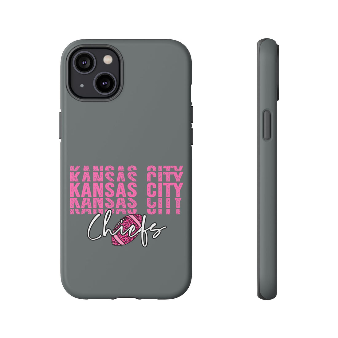 KC Football Pink Tough Cases