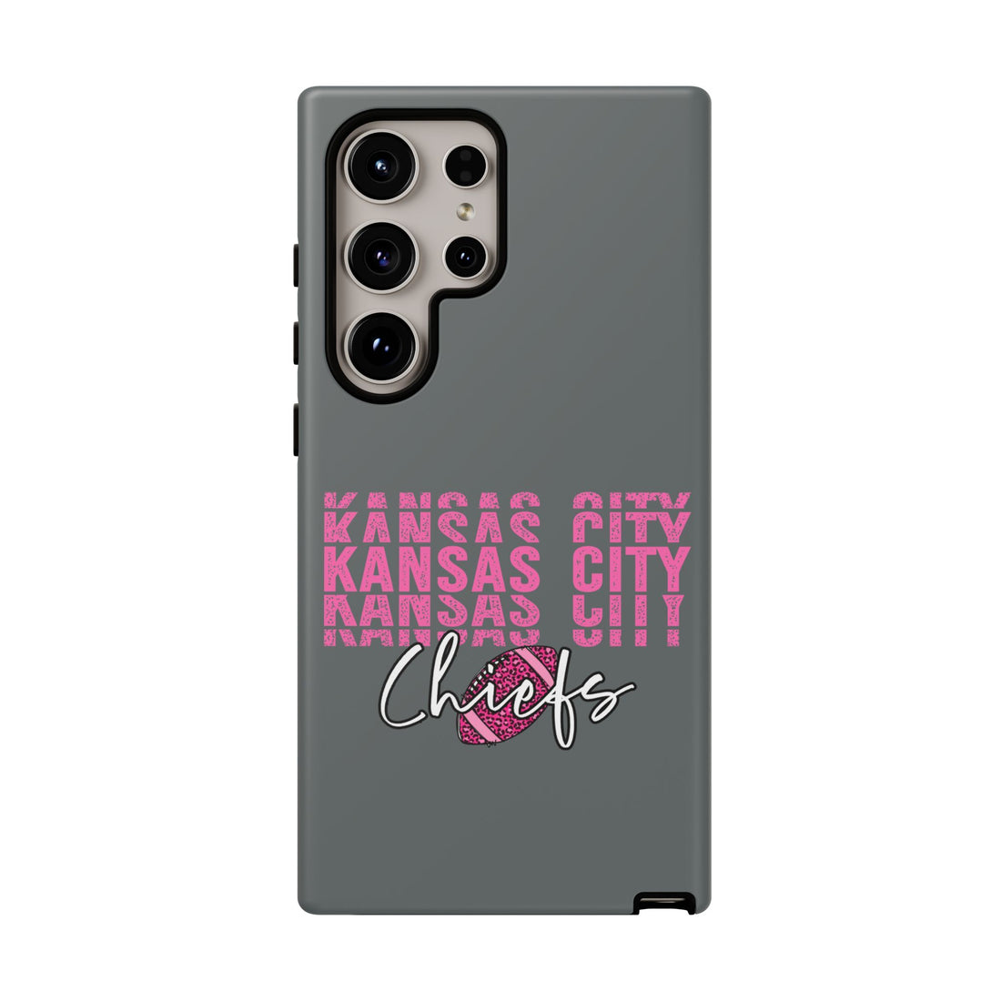 KC Football Pink Tough Cases