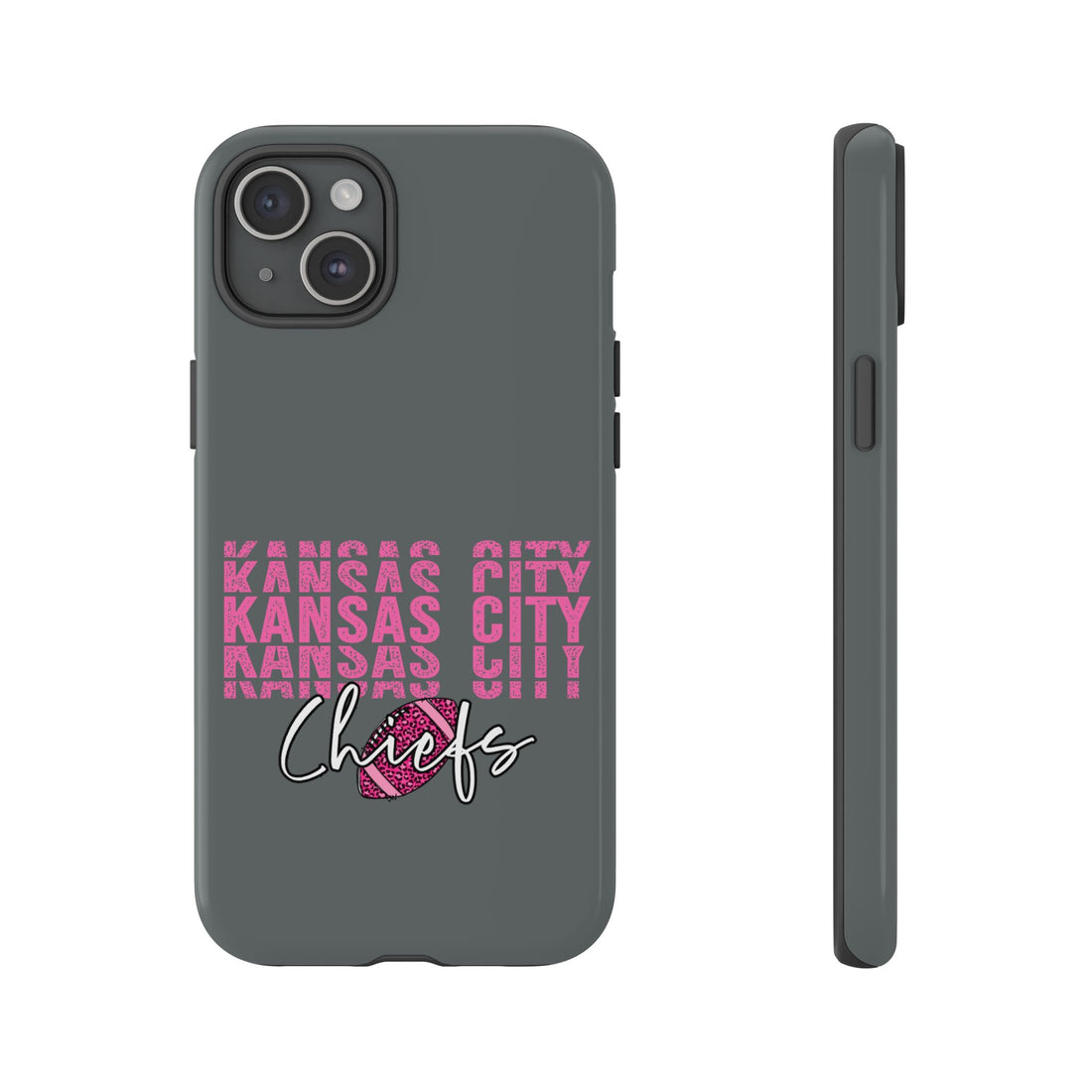 KC Football Pink Tough Cases