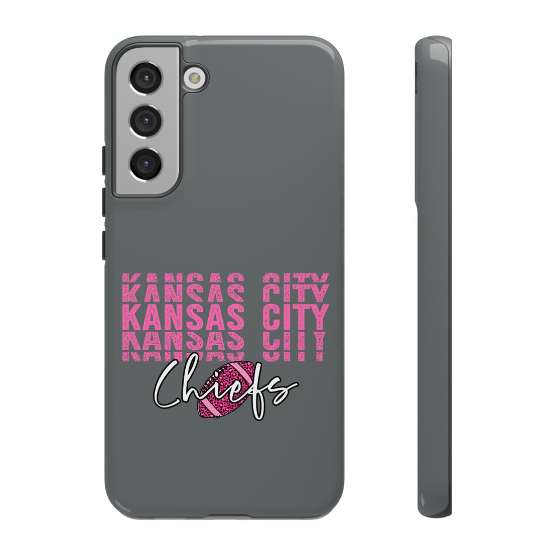 KC Football Pink Tough Cases