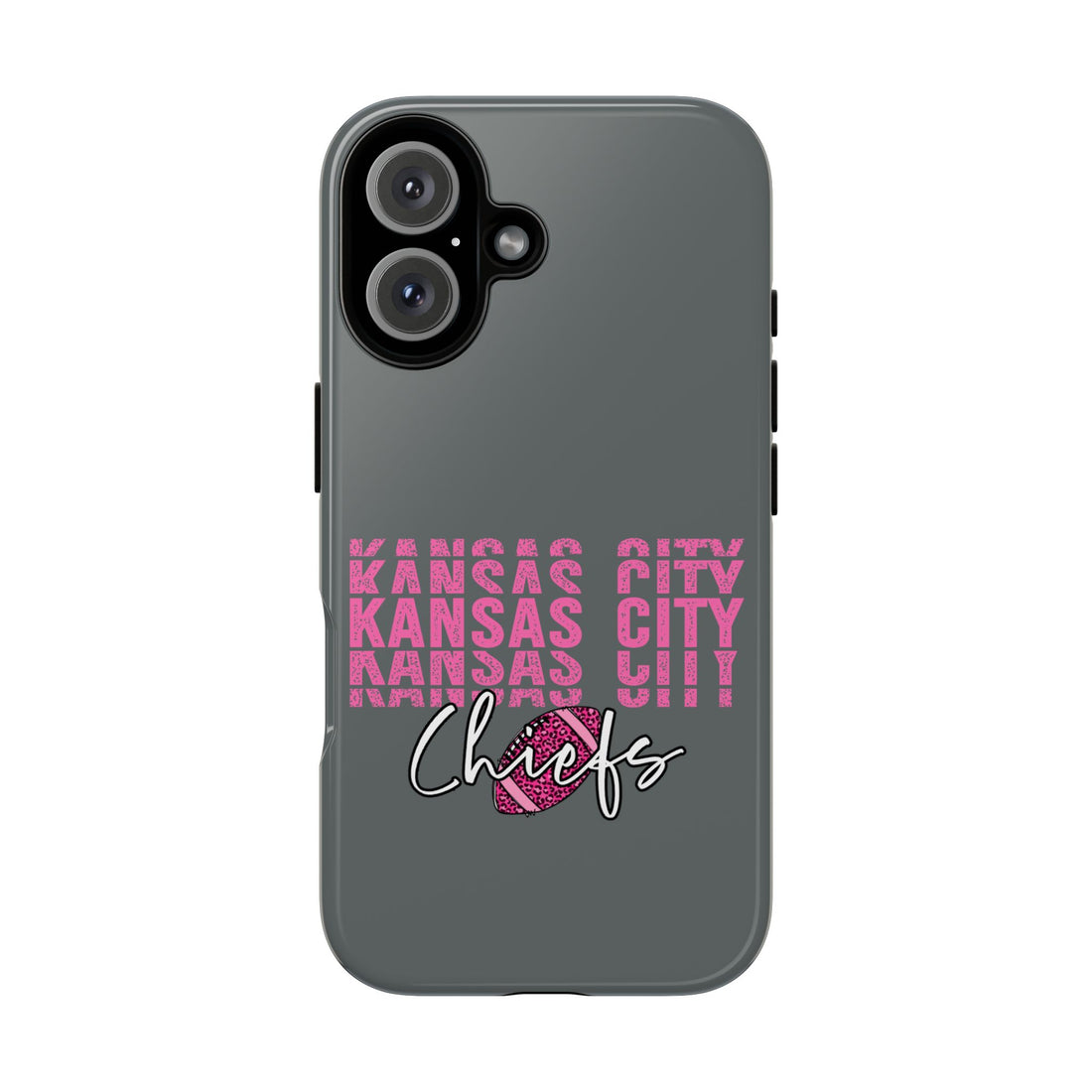 KC Football Pink Tough Cases