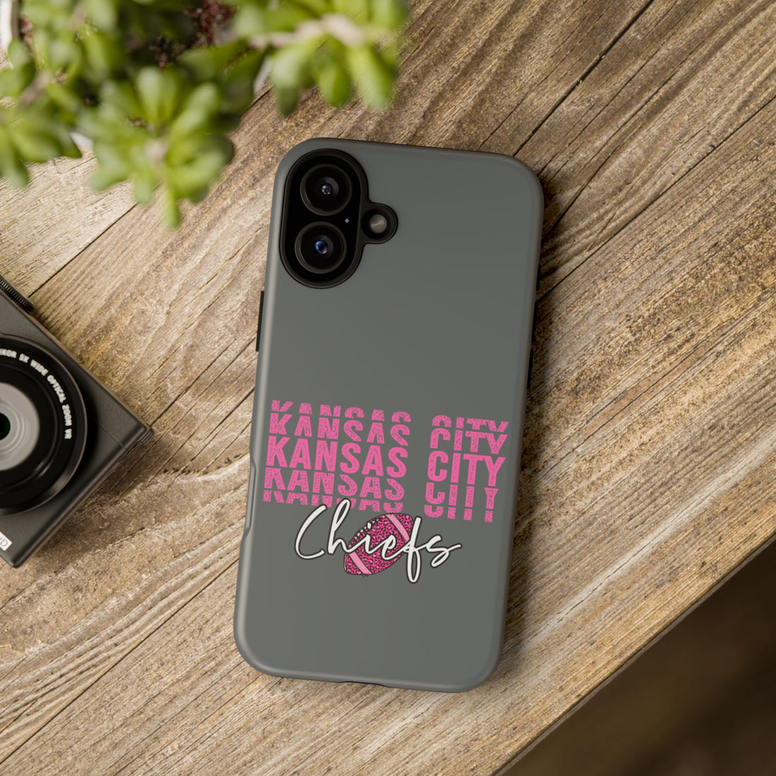 KC Football Pink Tough Cases