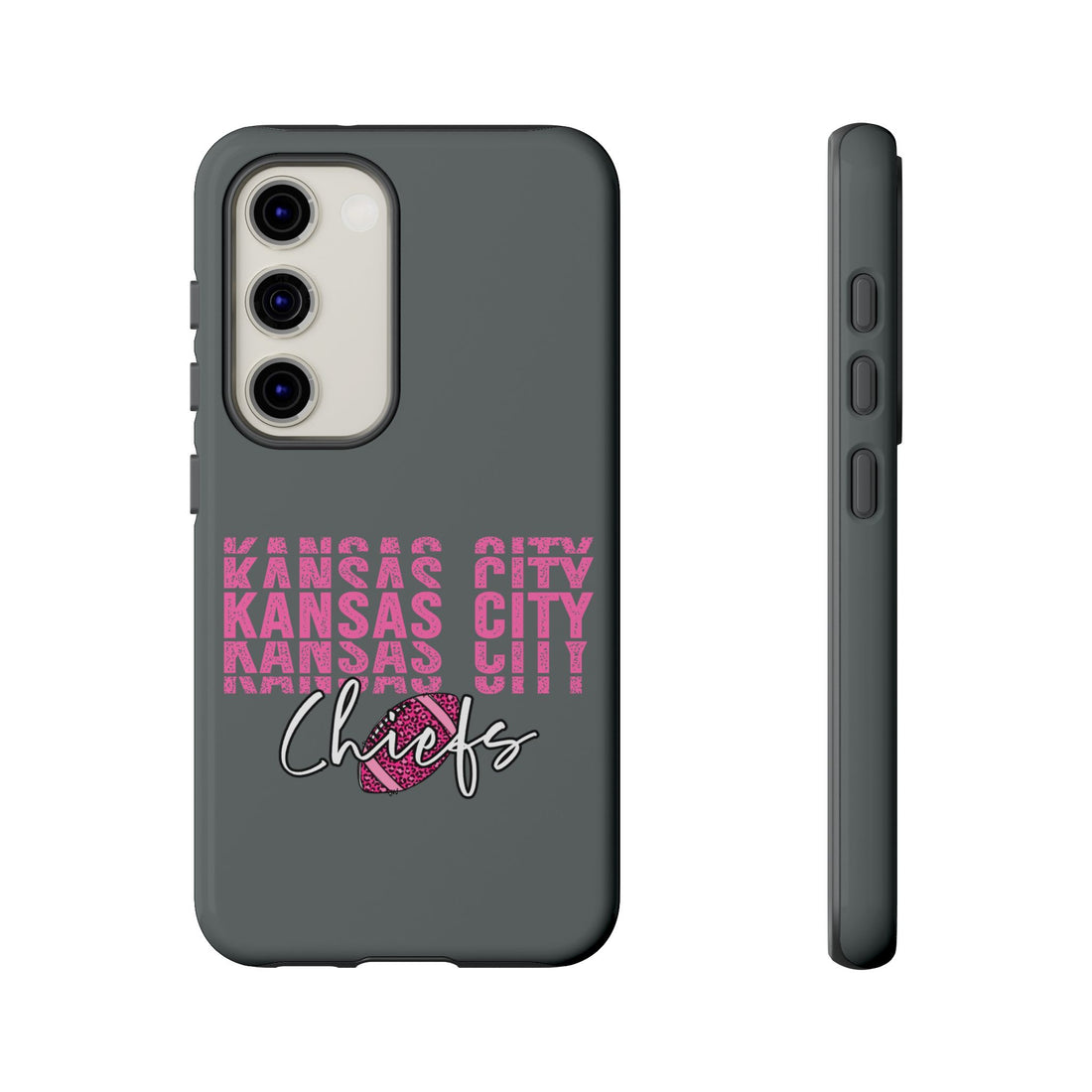 KC Football Pink Tough Cases