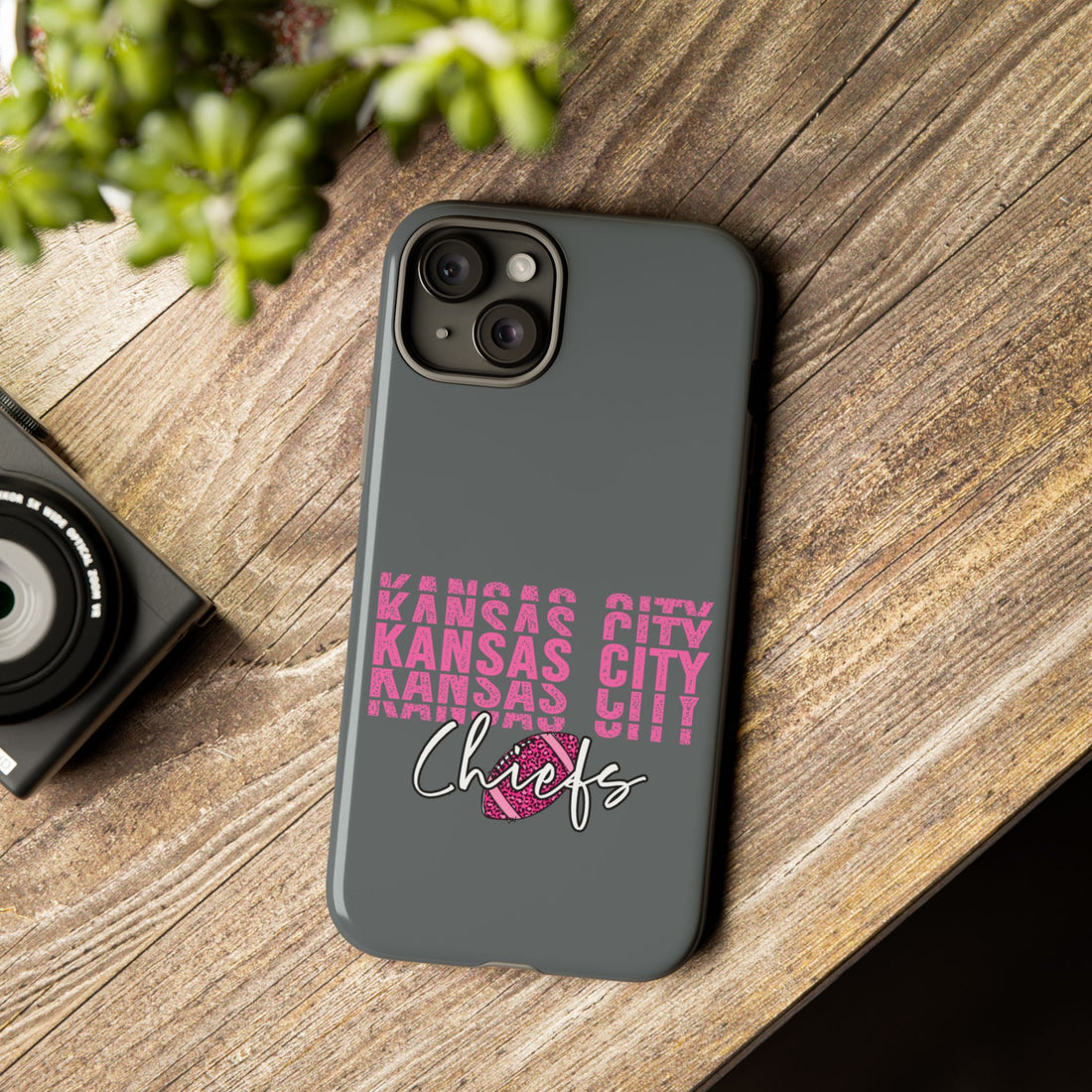 KC Football Pink Tough Cases