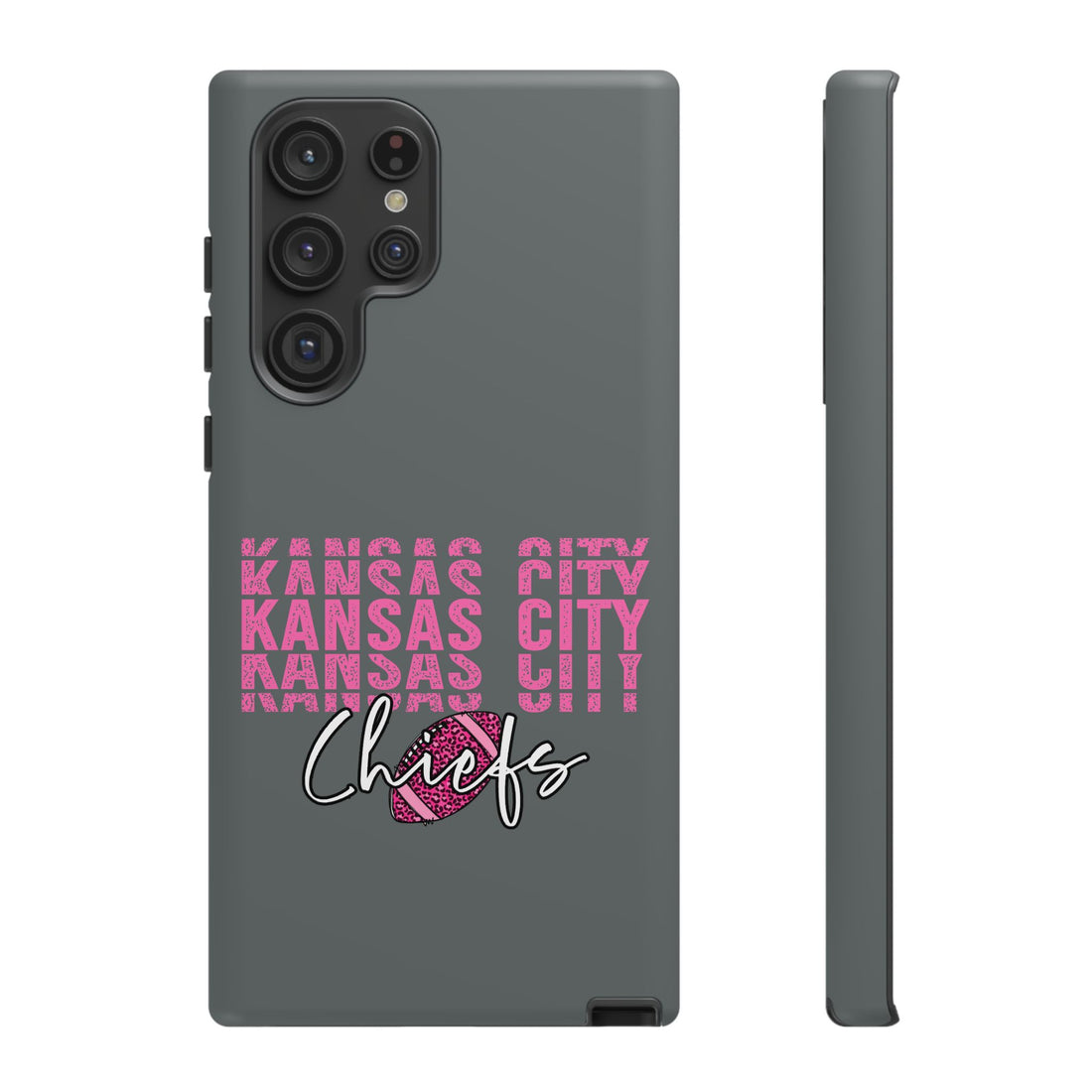 KC Football Pink Tough Cases