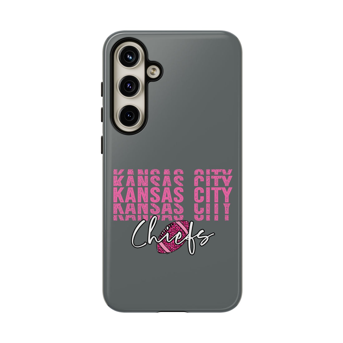 KC Football Pink Tough Cases