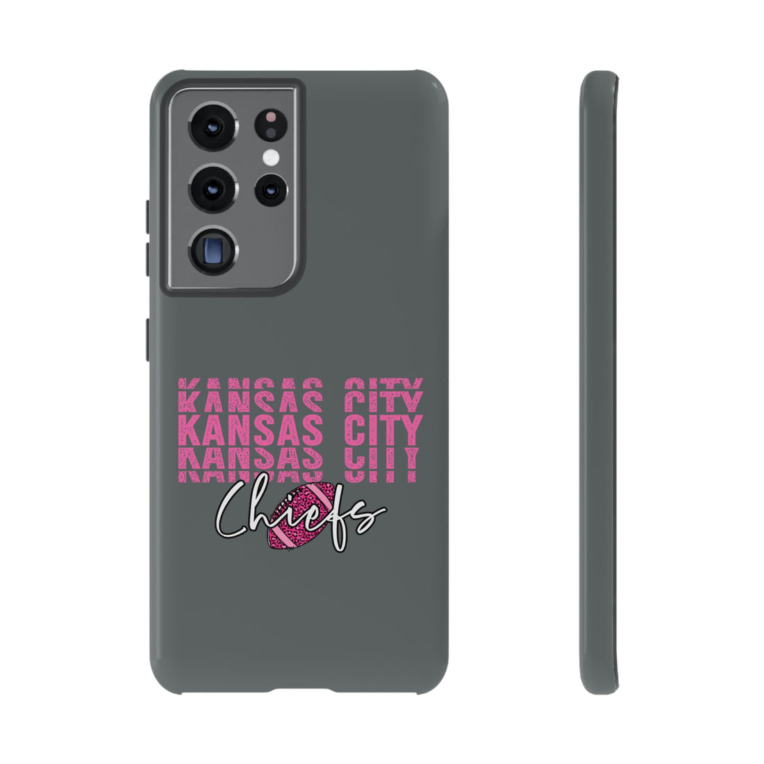 KC Football Pink Tough Cases