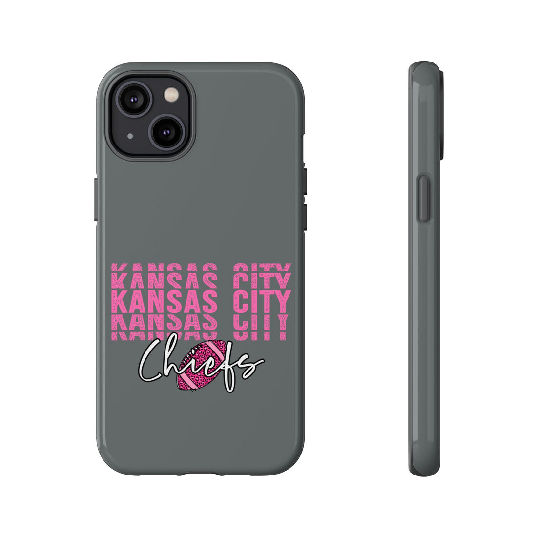 KC Football Pink Tough Cases