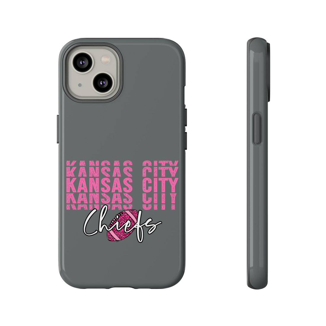 KC Football Pink Tough Cases