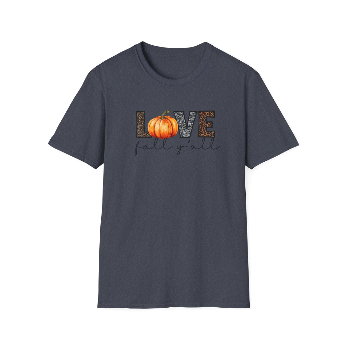 Autumn Vibes Pumpkin Love T-Shirt | Fall Fashion | Unisex Tee for Harvest Celebrations, Thanksgiving, Cozy Gatherings, Gifts