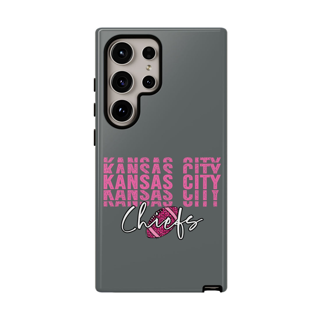 KC Football Pink Tough Cases