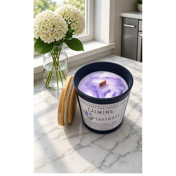 Lavender Scent Glow Candle