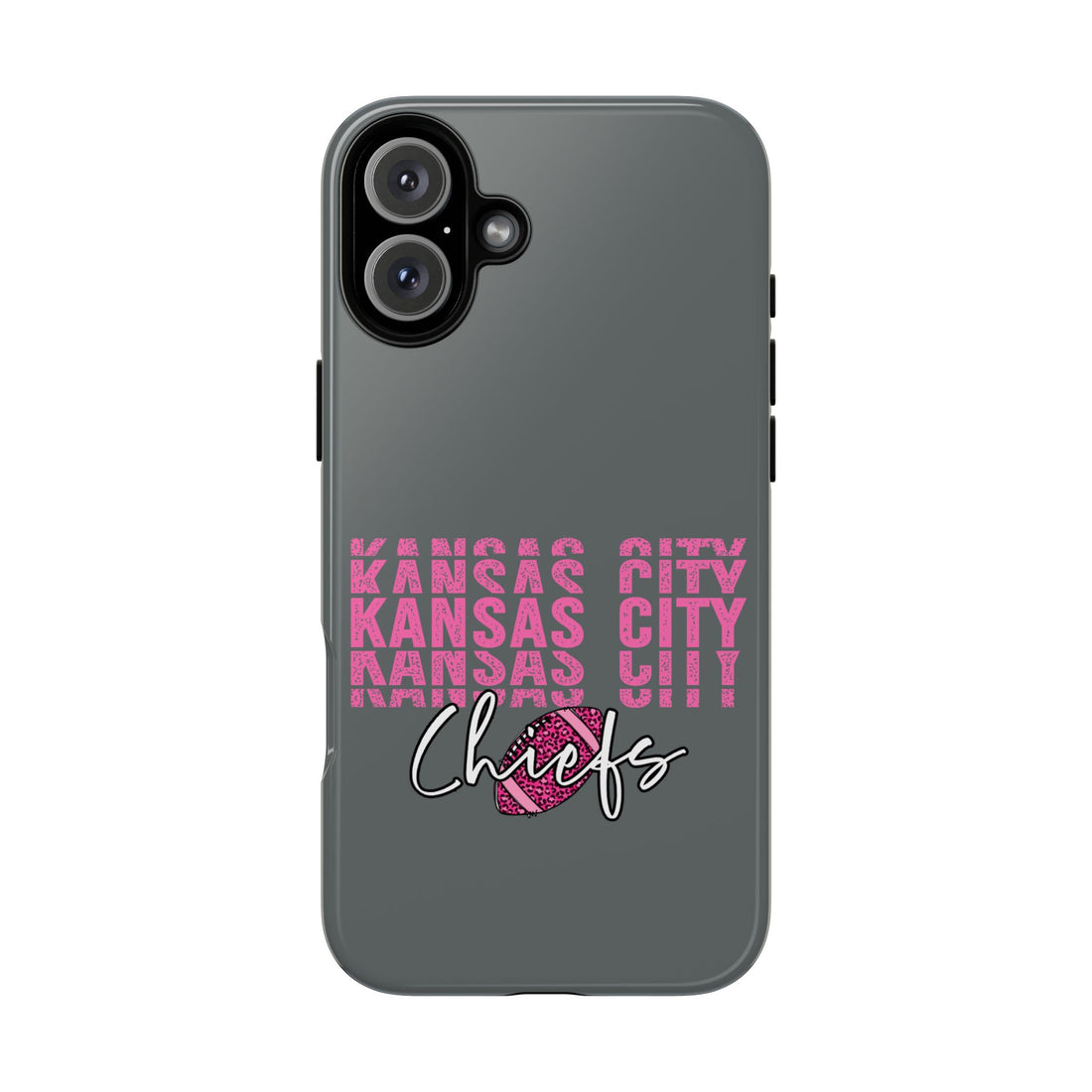 KC Football Pink Tough Cases