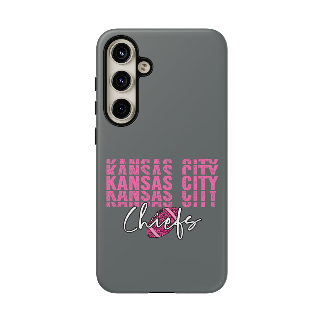 KC Football Pink Tough Cases