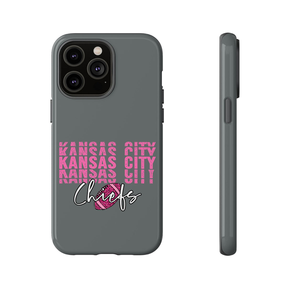 KC Football Pink Tough Cases