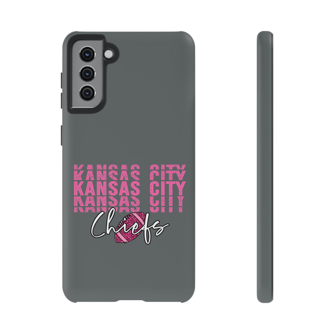 KC Football Pink Tough Cases