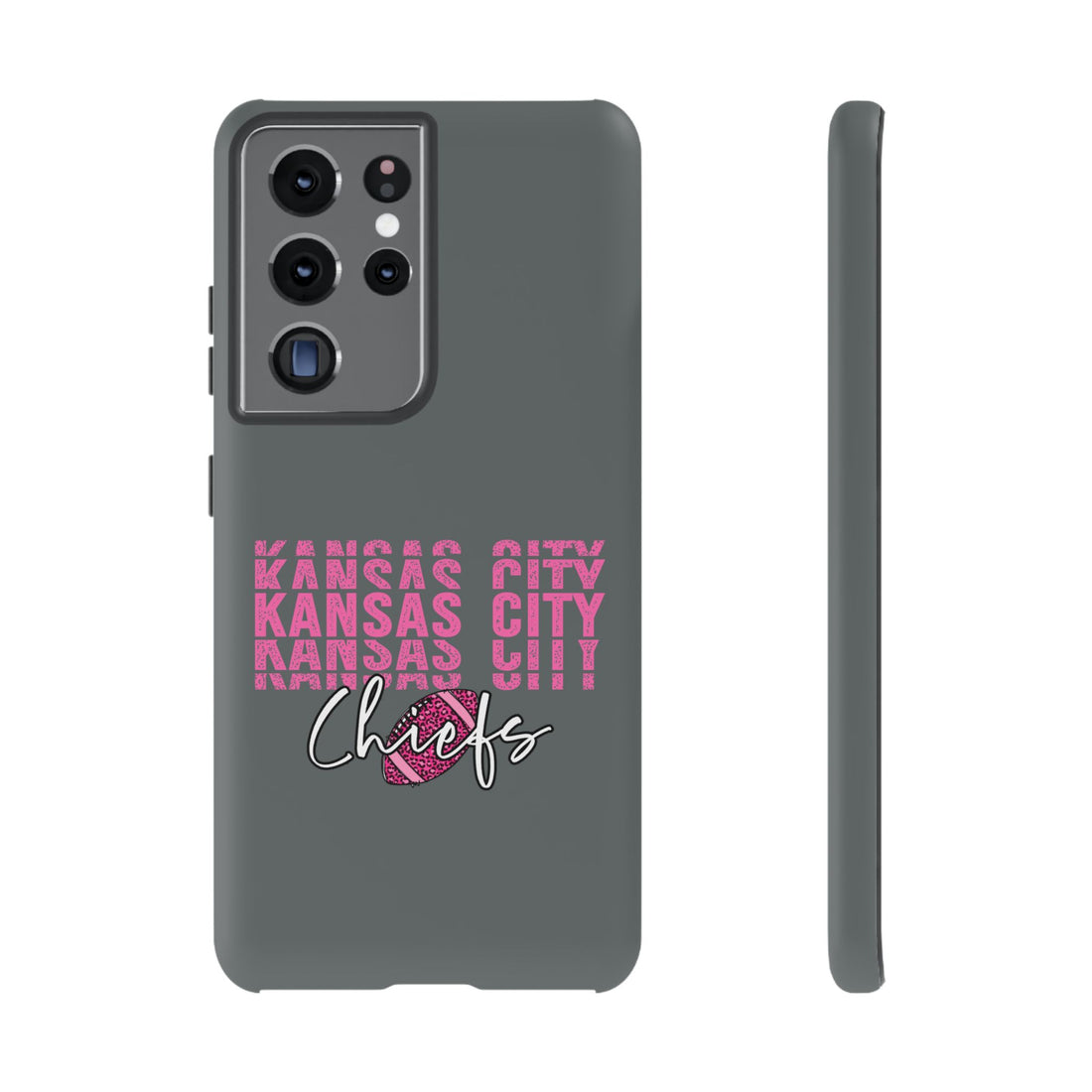 KC Football Pink Tough Cases