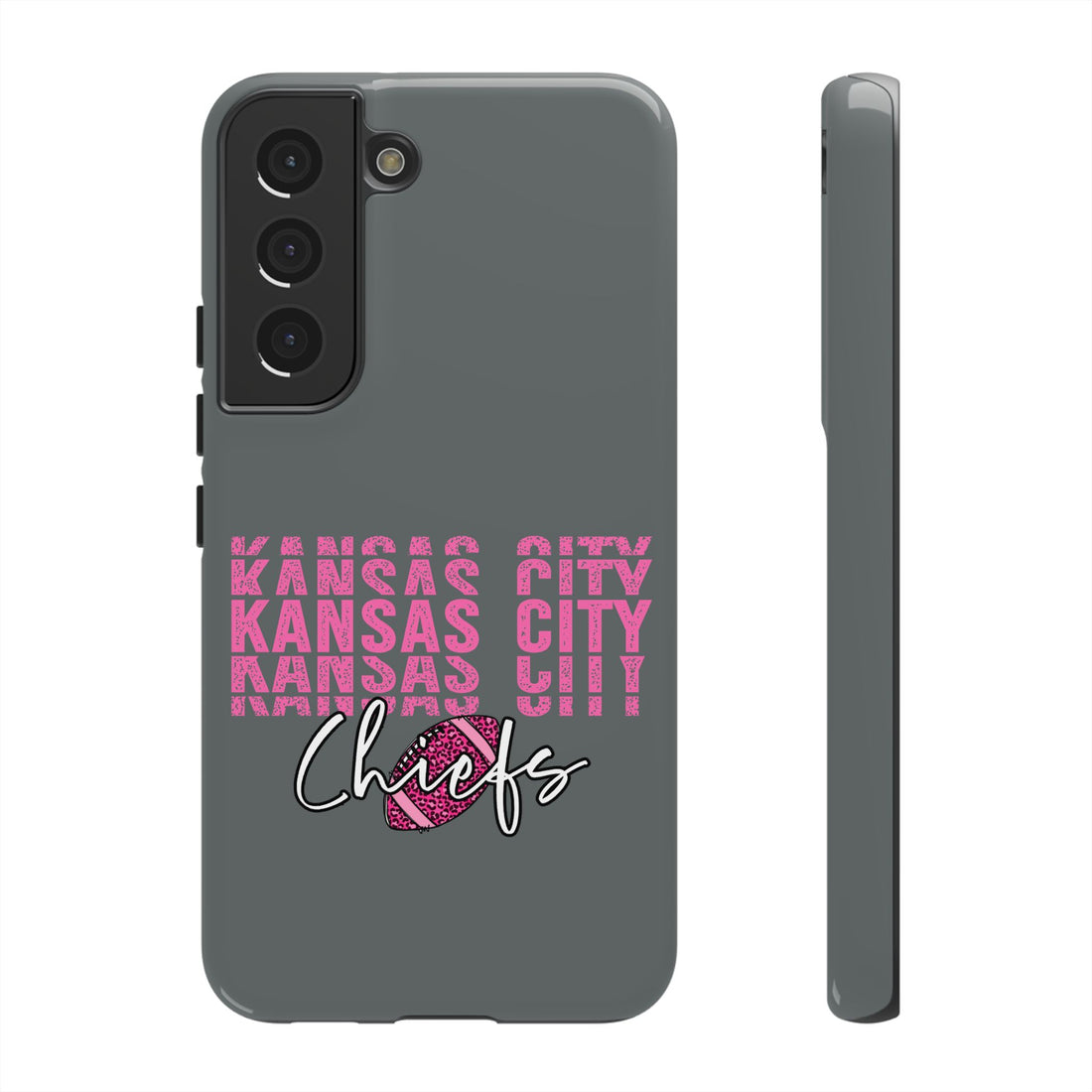 KC Football Pink Tough Cases