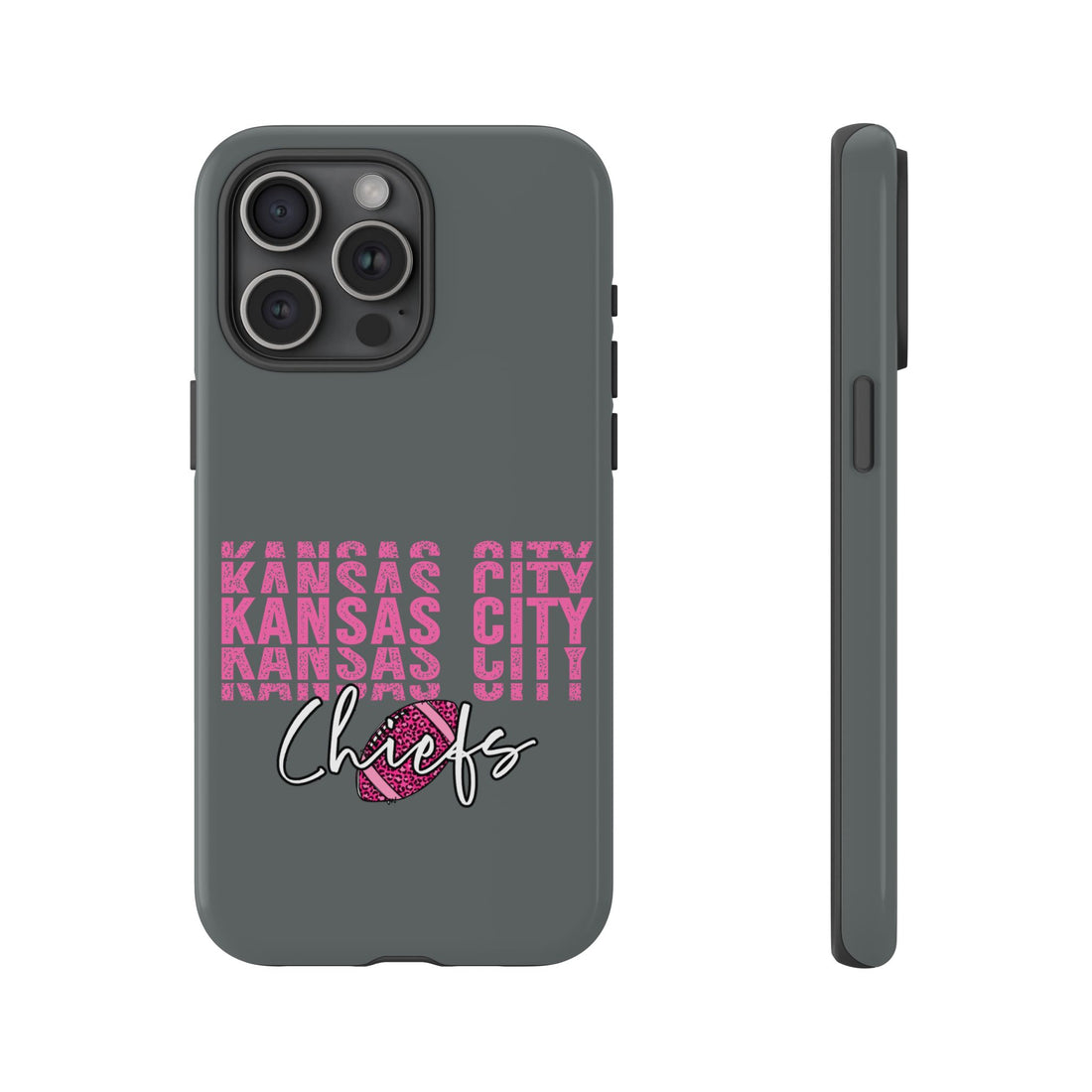 KC Football Pink Tough Cases